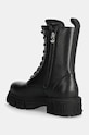 Încălțăminte Philipp Plein bocanci de piele Embossed Army Boot WSE0811.PLE010N.02 negru