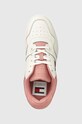 Tommy Jeans sneakers din piele TJW RETRO BASKET MIX MEDIA roz EN0EN02653