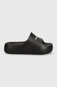 Παντόφλες Tommy Jeans TJW CHUNKY FLATFORM EN0EN02586 μαύρο AW24