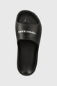 Παντόφλες Tommy Jeans TJW CHUNKY FLATFORM μαύρο EN0EN02586