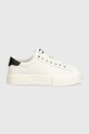 Шкіряні кросівки Tommy Jeans TJW FOXING FLATFORM EN0EN02567 білий AW24