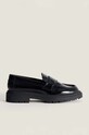 Hoff mocasini MOCASIN NEGRO imitatie de piele lacuita negru 22328001