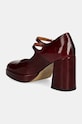 Boty Kožené lodičky Jonak VERITE 3200422 burgundské
