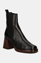 Kožené kotníkové boty Jonak BECCA nezateplené černá 3500040