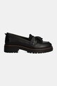 Barbour mokasyny skórzane Dolores LFO0726BK52 czarny AW24