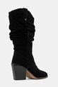 Încălțăminte Barbour cizme din piele întoarsă Corey LFO0732BK12 negru