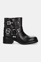 Aldo botki skórzane THRILL 13800050.THRILL czarny AW24