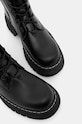 Δερμάτινες μπότες Guess ANITA FLFANI.LEA10.BLACK μαύρο
