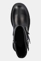 Шкіряні черевики Guess NURIA чорний FLFNUR.LEA10.BLACK