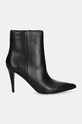 Шкіряні черевики Guess SLINKS FLFSLI.LEA10.BLACK чорний AW24