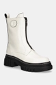 Guess stivaletti alla caviglia in pelle ANNIA non isolato bianco FLFANN.LEA10.WHITE