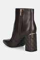 Обувь Кожаные полусапожки Guess FRENKIE FLFFRE.LEA10.BROWN коричневый