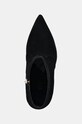 Замшеві черевики Guess FRENKIE чорний FLFFRE.LEP10.BLACK