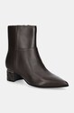 Шкіряні черевики Guess LUKKIE без утеплення коричневий FLFLUK.LEA10.BROWN