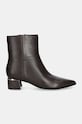 Guess cizme de piele LUKKIE FLFLUK.LEA10.BROWN maro NC24