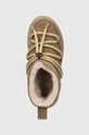 Inuikii cizme de zapada din piele intoarsa Classic Low Platform bej 75204.004.Beige