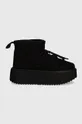 Замшеві чоботи Inuikii Classic Low Platform 75204.004.Black чорний AW24