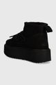 Obuwie Inuikii śniegowce zamszowe Classic Low Platform 75204.004.Black czarny