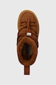 Inuikii cizme de zapada din piele intoarsa Classic Low Platform maro 75204.004.Brown