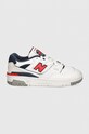 Kožené tenisky New Balance 550 GSB550ED biela AW24