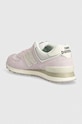 Boty Semišové tenisky New Balance 574 WL574DL2 růžová
