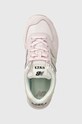 Semišové tenisky New Balance 574 růžová WL574DL2