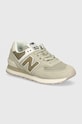 Tenisky New Balance 574 semišová kůže zelená WL574DP2