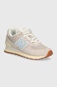 New Balance sneakers 574 piele întoarsă bej WL574GQ2
