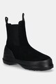 Moon Boot śniegowce zamszowe MB LUNA CHELSEA SUEDE syntetyczny czarny 80D2480050.N001