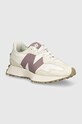 Δερμάτινα αθλητικά παπούτσια New Balance 327 δέρμα σαμουά μπεζ WS327KH