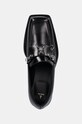 Δερμάτινα μοκασίνια Patrizia Pepe μαύρο 2Z0014.L084.K103