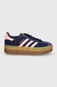 adidas Gazelle Bold Dark Blue Pink Spark IG4390 blue AW24