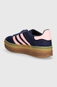 Shoes adidas Gazelle Bold Dark Blue Pink Spark IG4390 blue