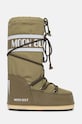 Зимние сапоги Moon Boot MB ICON NYLON с утеплением зелёный 80D1400440.M006