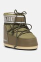 Μπότες χιονιού Moon Boot MB ICON LOW NYLON απομίμηση λείου δέρματος πράσινο 80D1409340.M006