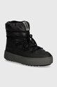 Moon Boot śniegowce MB LTRACK LOW NYLON WP syntetyczny czarny 80D2450080.N001