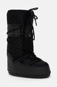 Moon Boot stivali da neve MB ICON QUILT tessile nero 80D1402930.N001