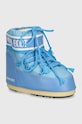 Зимові чоботи Moon Boot MB ICON LOW NYLON текстильний блакитний 80D1409340.F004