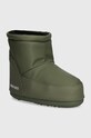 Moon Boot stivali da neve MB ICON LOW NOLACE RUBBER finta pelle fiore verde 80D1409410.M006