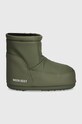 Moon Boot stivali da neve MB ICON LOW NOLACE RUBBER 80D1409410.M006 verde AW24