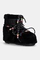 Зимові чоботи Moon Boot MB ICON LOW FAUX FUR BEADS з утепленням чорний 80D1409470.N001