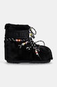 Moon Boot śniegowce MB ICON LOW FAUX FUR BEADS 80D1409470.N001 czarny AW24