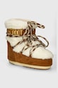 Замшевые сапоги Moon Boot MB ICON LOW SHEARLING замш коричневый 80D1409580.MA03