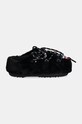 Пантофи Moon Boot MB MULE FAUX FUR BEADS 80D1460250.N001 черен AW24