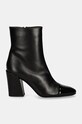 Furla cizme de piele Essential Ankle Boot YI65FNU.NE0000.O6000 negru AW24