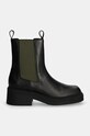 Furla ghete de piele College Chelsea Boot YI49FCG.BX1327.3526S negru AW24