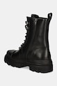 Încălțăminte Furla bocanci de piele Gum Army Boot YI60FGU.BX3508.O6000 negru
