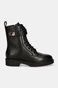 Furla cizme de piele Sfera Army Boot YI46SFE.WU0000.O6000 negru AW24