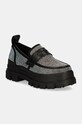 Buffalo mokasyny Aspha Loafer syntetyczny czarny 1624064.BLM