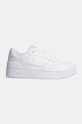 Δερμάτινα αθλητικά παπούτσια Lacoste T-Clip Platform 48SFA0046 λευκό AW24